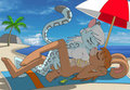 Victoria and Sunny at the beach part 2 by krezz