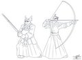 Kyudo & Kendo Hawk & Armadillo